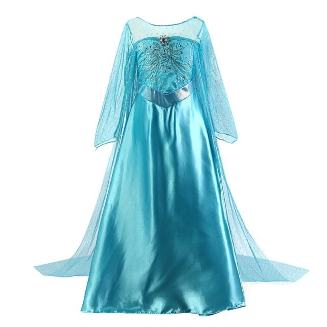 Princess Girl Dress Girl Children Christmas Party Costume For Kids Girls Clothes Fantasy Kids Ball Wear Dress Up