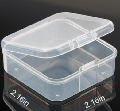 Transparent Plastic Storage Jewelry Box Compartment Adjustable Container For Beads Earring Box For Jewelry Rectangle Box Case