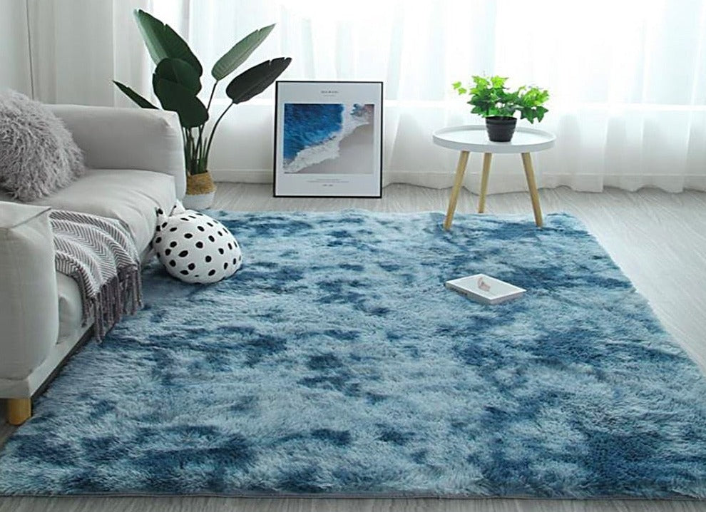 Thick Carpets for Living Room Soft Anti-Slip Plush Rug Fluffy Floor Carpet Bathroom Mats of Decoration Velvet Kids Play-Mat
