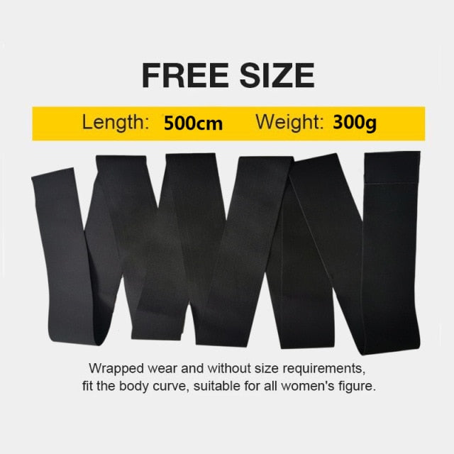 Bandage Wrap Waist Trainer Shapewear Belt Women Slimming Tummy Belt Corset Top Stretch Waist Cinchers Body Shaper