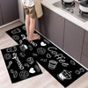 Fashion Simple Nordic Style Kitchen Mat Floor Carpet House Hold Carpet Long Strip Door Mat Modern Home Decor