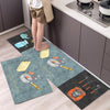 Fashion Simple Nordic Style Kitchen Mat Floor Carpet House Hold Carpet Long Strip Door Mat Modern Home Decor