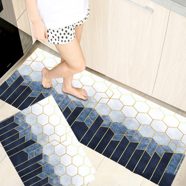 Kitchen Mat Antislip Bath Mat Soft Bedroom Floor Mat Living Room Carpet Doormat Kitchen Rug