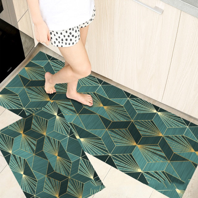 Kitchen Mat Antislip Bath Mat Soft Bedroom Floor Mat Living Room Carpet Doormat Kitchen Rug