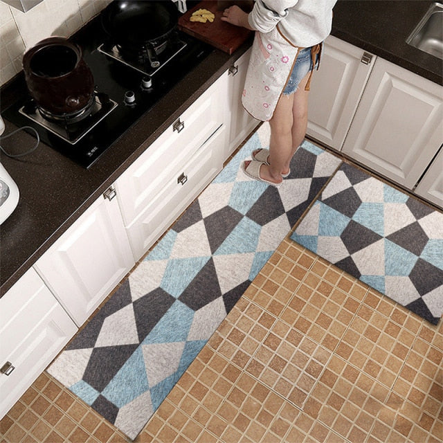 Kitchen Mat Antislip Bath Mat Soft Bedroom Floor Mat Living Room Carpet Doormat Kitchen Rug