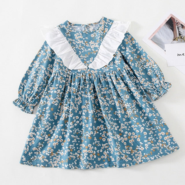 Children Dresses Palace Style Baby Kids Lace Embroidered Princess Party Dress For Girls