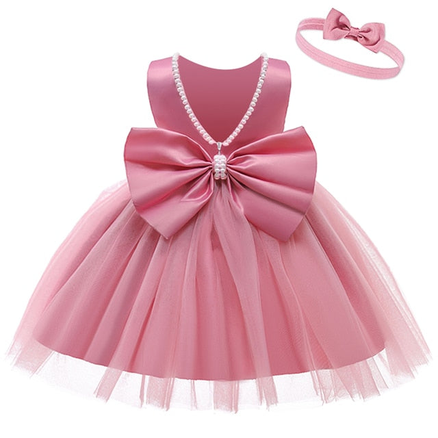 Newborn Dress For Girls Kids Christmas Dresses Baby Girls 1st Birthday Wedding Princess Dress For bridesmaids Infant Vestidos 2Y