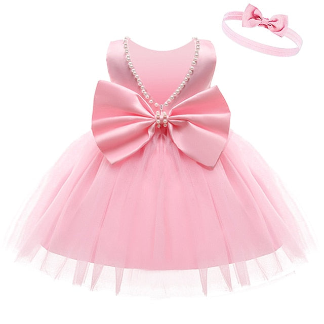 Newborn Dress For Girls Kids Christmas Dresses Baby Girls 1st Birthday Wedding Princess Dress For bridesmaids Infant Vestidos 2Y