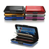 Men Aluminum Bank Card Holder Blocking Hard Case Wallet Solid Credit Card Anti-RFID Scanning Protect Card Holder