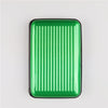 Men Aluminum Bank Card Holder Blocking Hard Case Wallet Solid Credit Card Anti-RFID Scanning Protect Card Holder