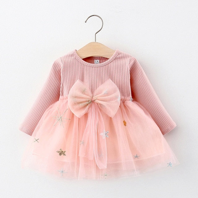 Baby Girl Dress Spring Baby Girl Princess Clothes Cute Girls Long Sleeve T-shirt Tops Cartoon Giraffe Dress 2pcs Suit