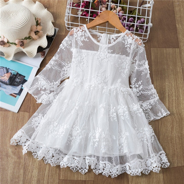 Girls Short Sleeve Dress Sequined Party Costume Fairy Summer Puffy Dress Rainbow Children Clothing