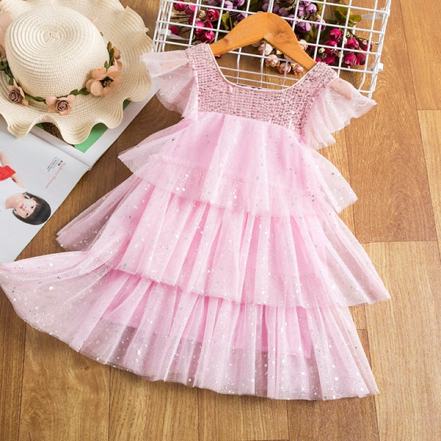 Girls Princess Dress Xmas Party Dresses Beach Clothing New Years Dresses New Brand Bathing Costume