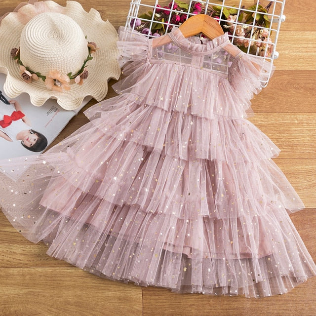 Girls Christmas Dresses For Kids Snowman Xmas Clothes Children New Year Party Princess Costume Santa Claus Cosplay Prom Gown