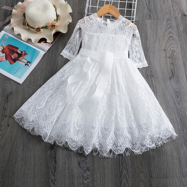 Girls Christmas Dresses For Kids Snowman Xmas Clothes Children New Year Party Princess Costume Santa Claus Cosplay Prom Gown