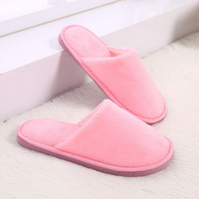 Slippers for home Push Soft Cotton Slippers women Hotel Travel Slipper Hospitality Footwear Slides For Bedroom Cute Slippers