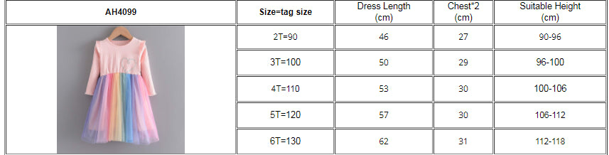 New Girls Dress Autumn Spring Cute Mesh Long Sleeve Princess Dress for Girl Kids Party Dress