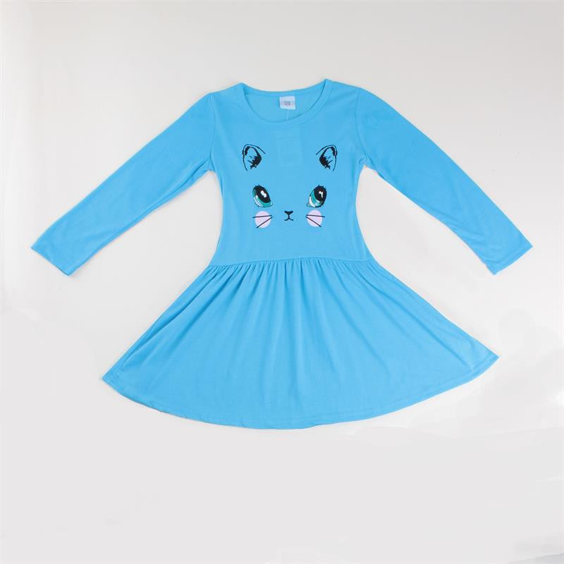 Online discount shop Australia - Children clothing girls dress kids long sleeve princess dress girl dresses