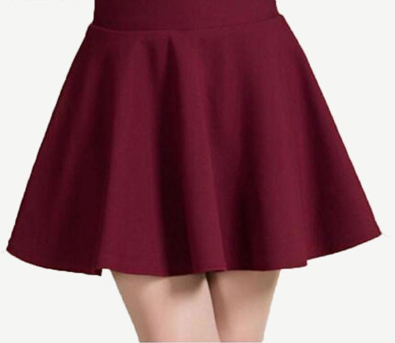 Skirt Girl lady Short Skater female mini Skirt Women Clothing Bottoms