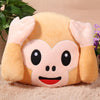 Online discount shop Australia - Emoji For Whats app No Saying No Looking No Listening Monkey Pillow Emoticonos Seat Cushion Emoji Pillow