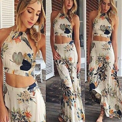 Online discount shop Australia - Beach Dress Women Casual Loose Blackless Flower Patchwork Lace Sexy Straps Long Maxi White Dress