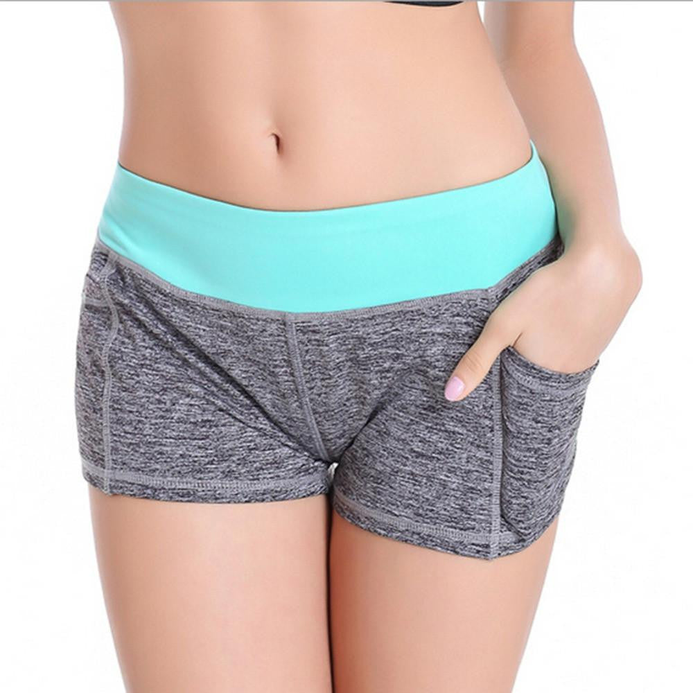 Women Casual Cotton Bra Tennis Fitness Stretch Shorts Pants