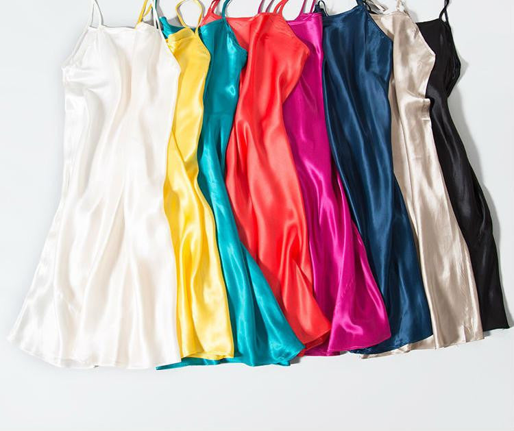Silk SLEEP Dress REAL SILK women's sleepwear healthy home dress Slips