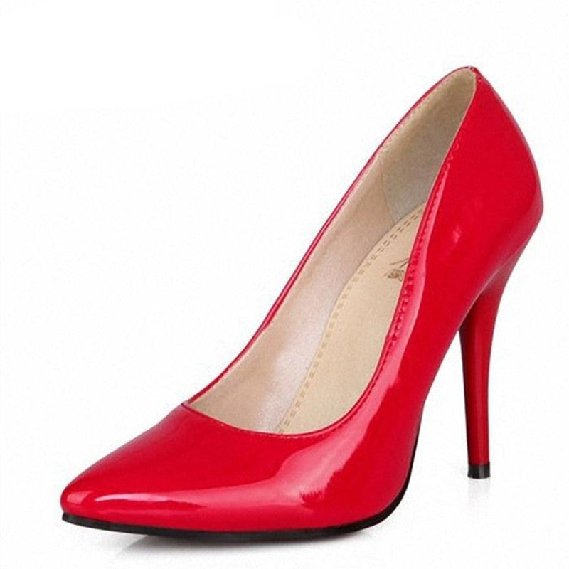 Online discount shop Australia - 7 Colors Women Stiletto High Heel Shoes Pointed Toe Sexy Wedding Fashion Sexy Platform Pumps Heels Shoes Big Size 34-44