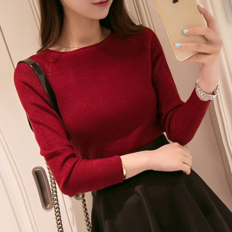 Online discount shop Australia - cashmere sweater women fashion sexy big o-neck women sweaters and pullover warm Long sleeve Knitted Sweater