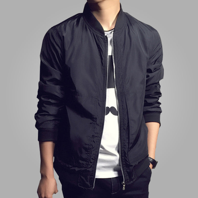 Online discount shop Australia - New Arrival Men's Jackets Solid Fashion Coats Male Casual Slim Stand Collar Jacket Men Outerdoor Overcoat M-XXXXL