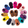 PU Suede Leather born Baby Boy Girl Baby Moccasins Soft Moccs Shoes Bebe Fringe Soft Soled Non-slip Footwear Crib Shoes