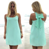 Summer dress women dress female summer style bow sundress plus size women clothing beach dress chiffon