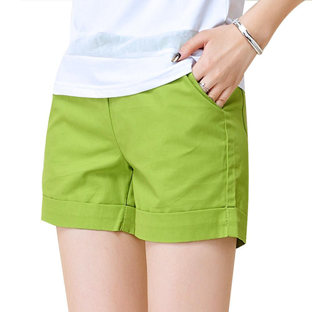 Shorts Women Casual Fashion Candy Color s Shorts Female Plus Size Loose Ladies Leisure Shorts