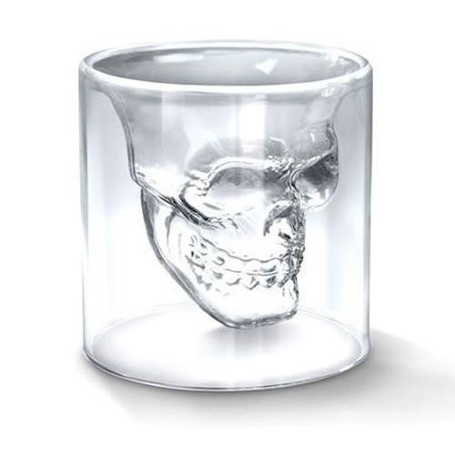 Transparent Crystal Skull Head Shot Glass Cup For Whiskey Wine Vodka Home Drinking Ware