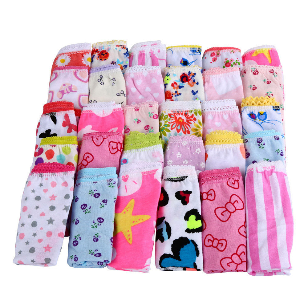 Online discount shop Australia - 6pcs/pack Baby Girls Underwear Cotton Panties For Girls Kids Short Briefs Children Underpants