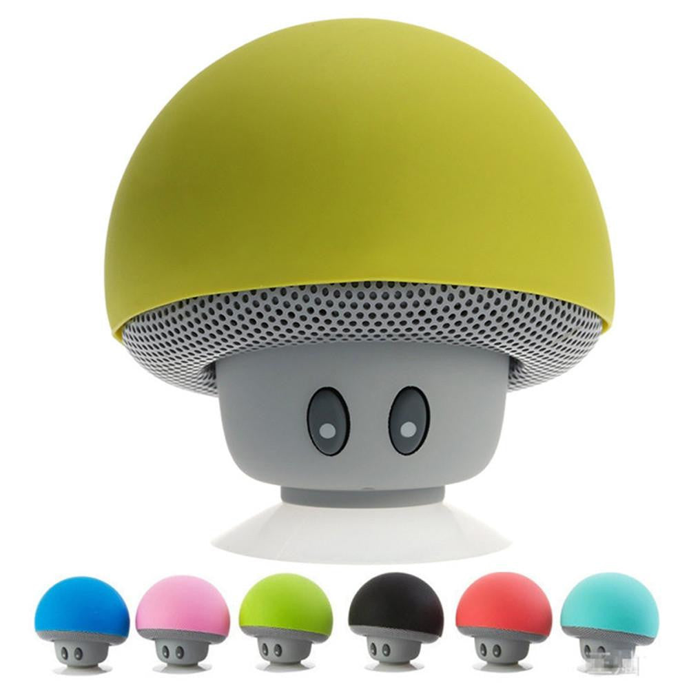 Wireless Mini Bluetooth Speaker Portable Mushroom Waterproof Stereo Bluetooth Speaker for Mobile Phone iPhone Xiaomi Computer