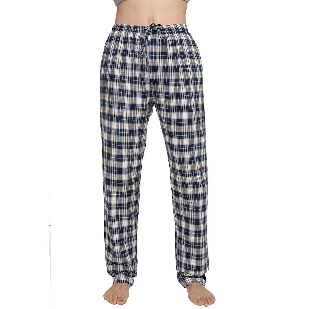 Online discount shop Australia - Avidlove Men Multicolor Plaid Sleepwear Lounge Pajamas Male Pants Trousers