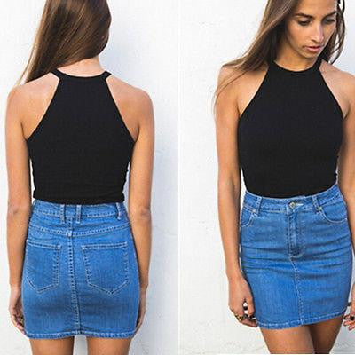 Women Fashion Boho Beachwear Crochet Vest Bralet Bra Crop Bustier Cami Tank Tops