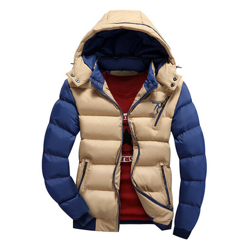 Plus Size M- 4XL Men's Thick Hooded Parkas Men Thermal Warm Casual Jackets,Fashion Brand Clothing SA076