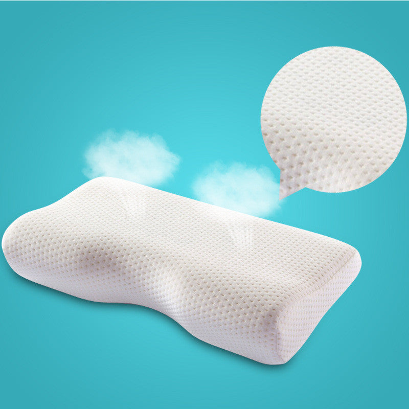 Online discount shop Australia - High Quality Memory Foam Orthopedic Neck Soft Pillow Massager Fiber Slow Rebound Foam Travel Pillow Cervical Health Care