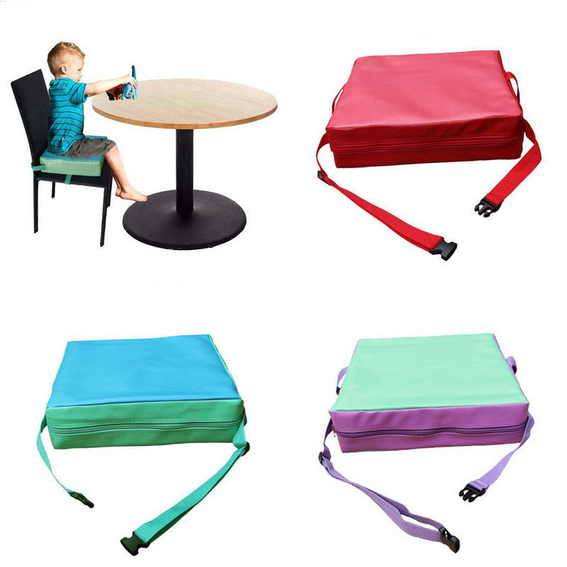 Online discount shop Australia - Children Increased Pad Baby Booster Seat Cushion Adjustable Removable Kids Dining Chair