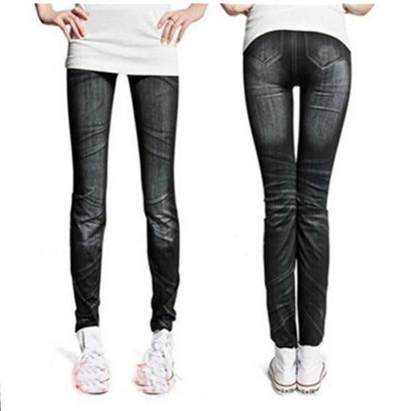 Women Slim Jeans Stretchy Jeggings Leggings Skinny Pencil Pants Trousers