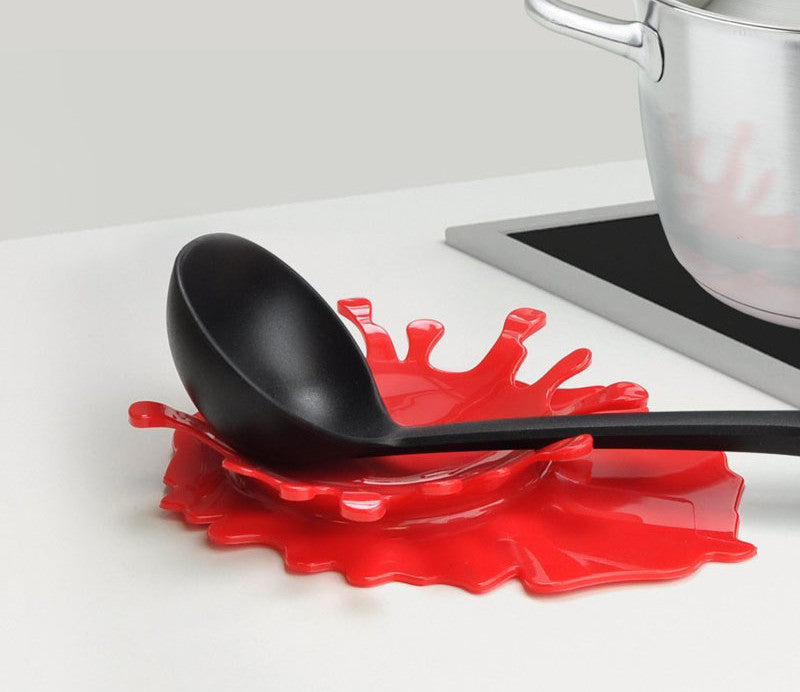 Online discount shop Australia - Creative Style Splattering Blood Kitchen Spoon Holder Tomato Sauce Spoon Rest
