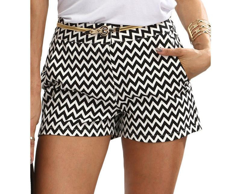 Woman Shorts Summer Mid Waist Button Fly Casual Pocket Cotton Straight Shorts