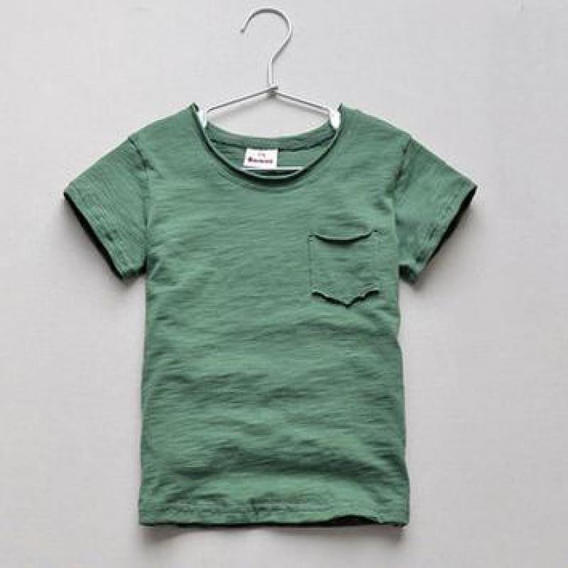 Online discount shop Australia - 2-10 Years Cotton Fiber Short Sleeve T-shirt Boys Clothing O-neck Children T Shirts