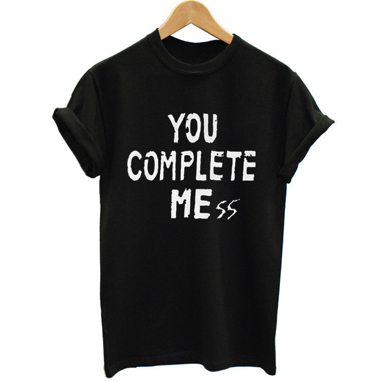 You Complete Mess Me 5SOS Shirt Five 5 Seconds Of T Shirt T-shirt Luke Hemmings women Clothing