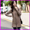 Online discount shop Australia - Long Parka Womens Down Jackets Brand Designer Ultra Light White Duck Down Coats Plus Size