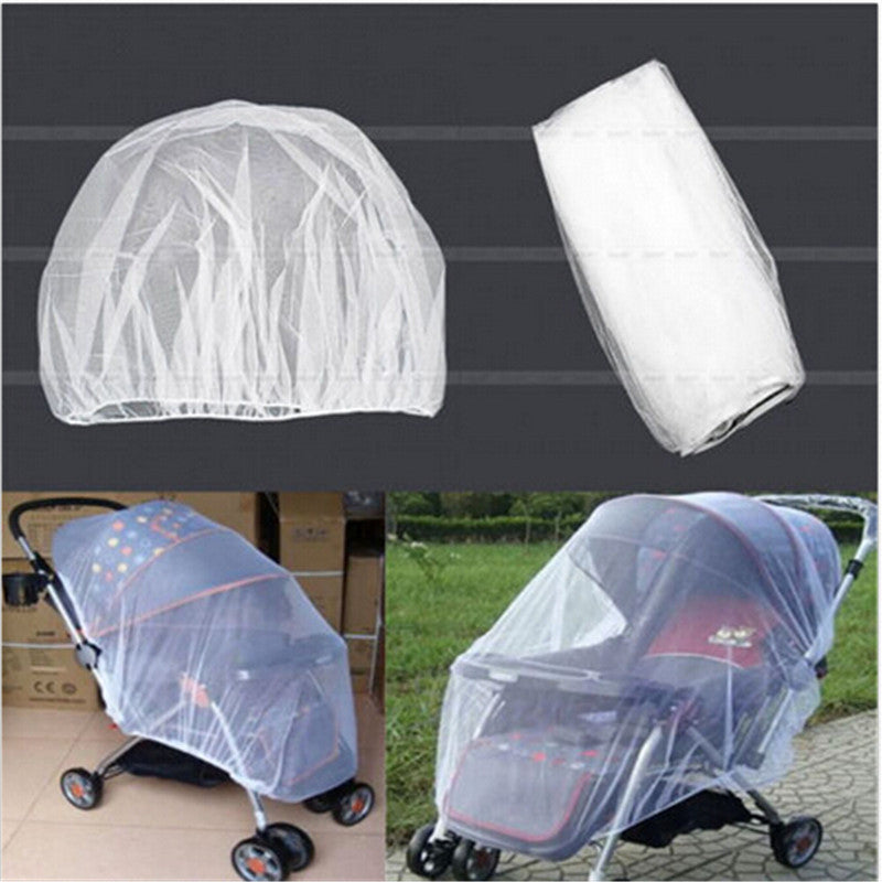 Online discount shop Australia - 1Pcs White Infants Baby Stroller Pushchair Mosquito Insect Net Safe Mesh Buggy Crib Netting Cart Mosquito Net