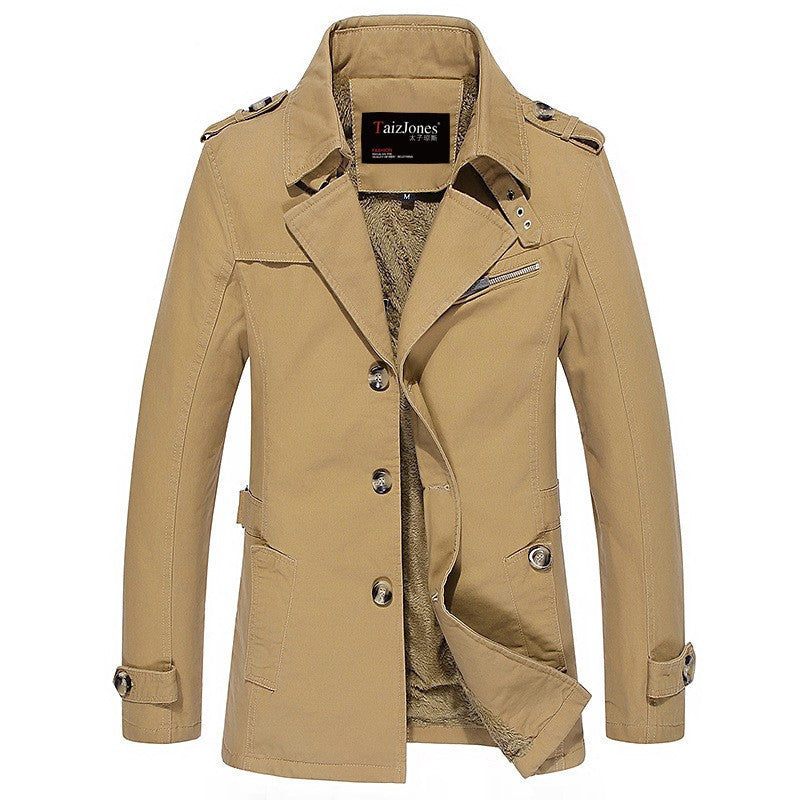Online discount shop Australia - coat men jacket casual washed long outerwear & coats mens cotton jackets down parka 1306 m-5xl