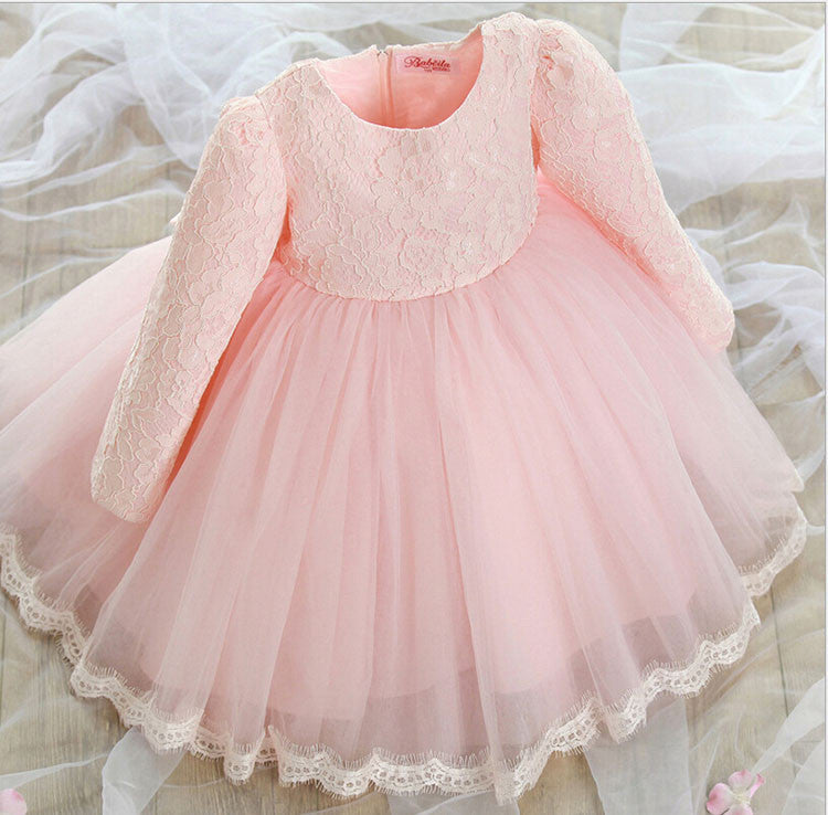 Princess Girls Party Dresses for party baby fashion Pink Tutu dress Girls Wedding Dress kids dress